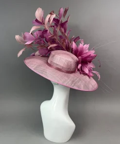 THG7497 - Blush & Mauve Pink Hatinator*The Hat Girls Fashion