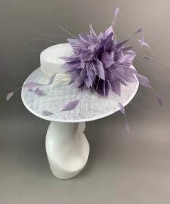 THG7471 - Lilac & Off-White Hatinator*The Hat Girls Online