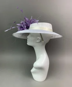 THG7471 - Lilac & Off-White Hatinator*The Hat Girls Online