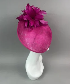 THG7481 - Magenta Fascinator*The Hat Girls Discount