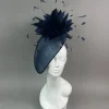 THG7489 - Navy Blue Fascinator*The Hat Girls Sale