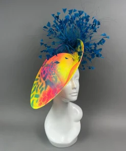 THG7492 - Neon Multicolor Graffiti Fascinator*The Hat Girls New