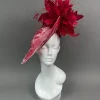 THG7491 - Red & White Roses Graffiti Fascinator*The Hat Girls Discount